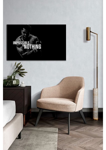 Motivasyon Cam Tablo, Kaligrafi, 3d Dekoratif Baskı