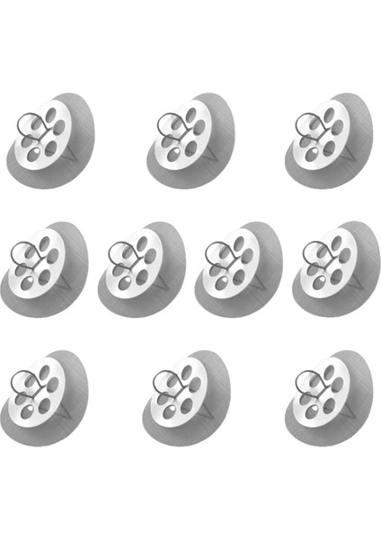 10 Adet Söktak Çaydanlık Süzgeci, Krom, Dayanıklı, Pratik, Kolay Kullanım