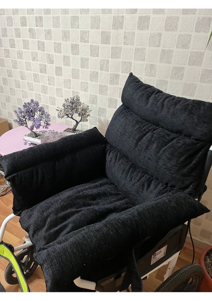 Tekerlekli Sandalye Minderi Hasta Bakım Minderi Lüx Bakım Minderi - Siyah fırsatları