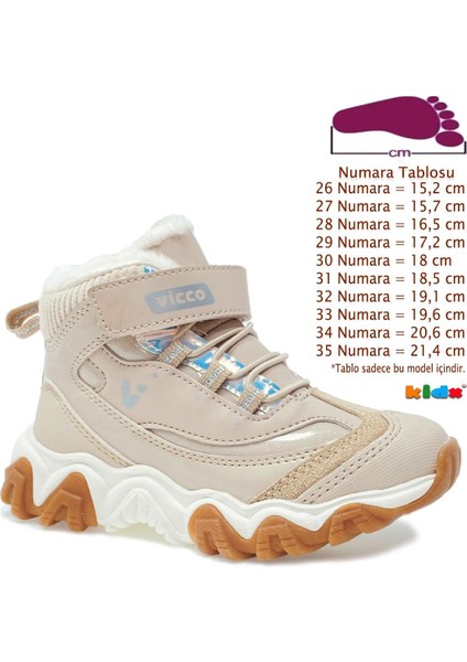 Radus Ll Içi Kürklü Hafif Taban Ortopedik Kız Çocuk Bot Bej fiyatları