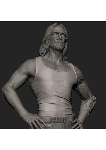 Cyberpunk Johnny Figürü - 10 cm