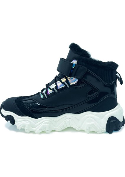 Radus Ll Içi Kürklü Hafif Taban Ortopedik Kız Çocuk Bot Siyah modelleri