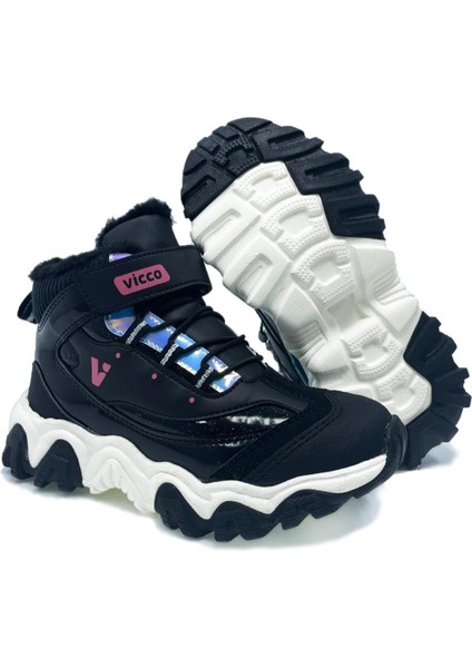 Radus Ll Içi Kürklü Hafif Taban Ortopedik Kız Çocuk Bot Siyah indirimleri