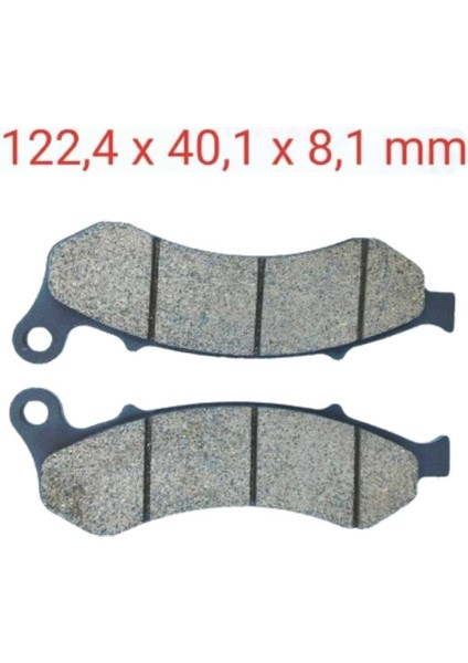 Ön Fren Disk Balatası (Cbs) Mh 125 L Drift KD125 F Kıden A
