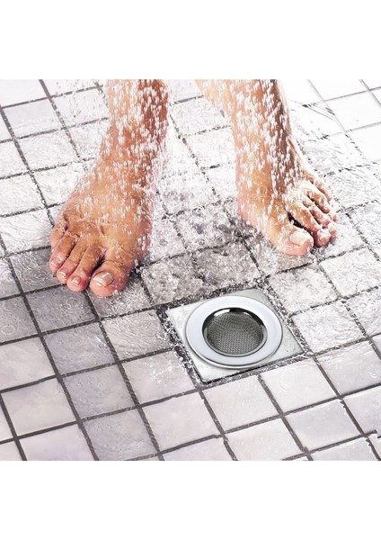 Tekno Trust 2 Adet Paslanmaz Çelik Mutfak Lavabo Süzgeci Evye 7 cm