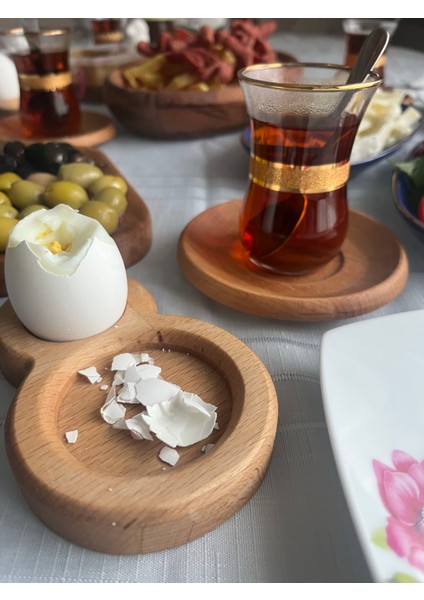 Ayd Ahşap Kayın Ağacından Kahvaltı Sofranıza Yeni Yumurtalık