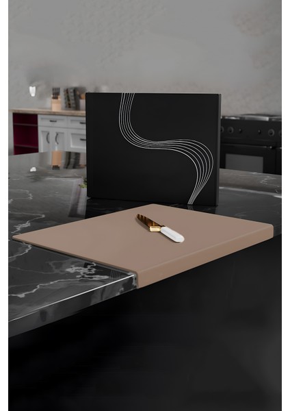 Köşeli Kesim Panosu Latte Kesim Tahtası Jaakko Design 720996 indirimleri