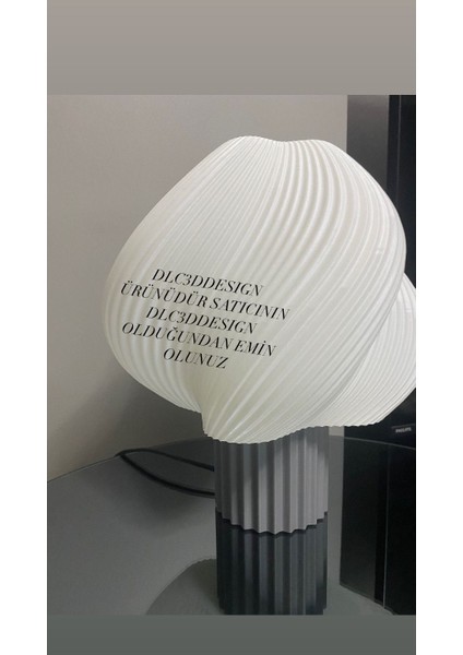 Ice Cream Modern Abajur, Şık Masa Lambası, Dekoratif Lambader