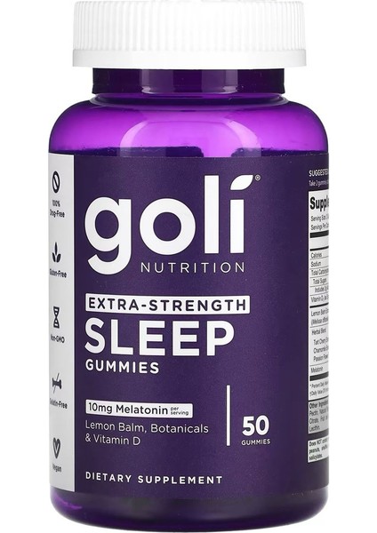 Nutrition Sleep Extra Strength 50 Gummies