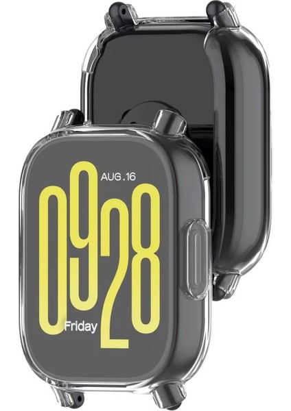 Xiaomi Redmi Watch 5 Active Uyumlu Silikon Kılıf 360 Full