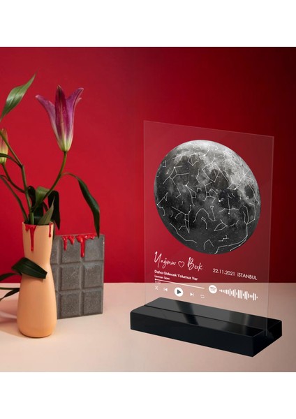 Yıldız Haritası Kişiye Özel Spotify Qr Gökyüzü Haritası Baskılı Plak Sevgiliye Hediye Spotify Kodlu Müzikli Yeni Nesil Pleksi fiyatları