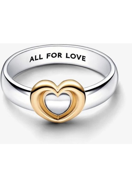 Iki Renkli Hareketli Kalp Yüzük fiyatları