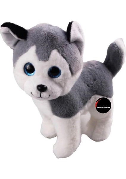 Havlayan Ayakta Durabilen Sesli Köpek Peluş Oyuncak Uyku Arkadaşı Hediyelik Peluş 35 cm