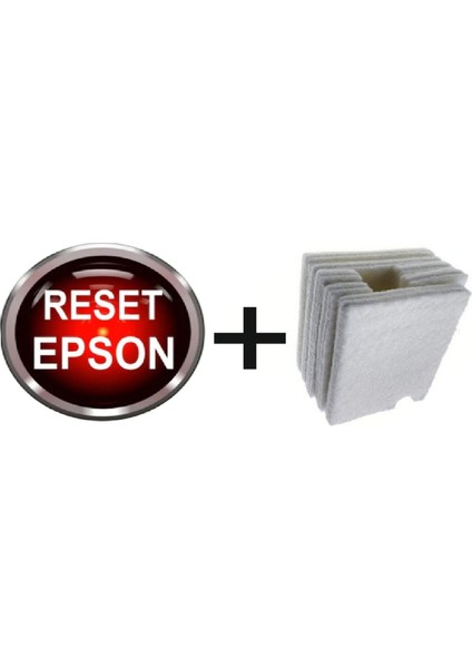 Epson L1216 L1256 L3256 Yazıcı Uyumlu Atık Mürekkep Tank Süngeri Ped Reset ve Atık Mürekkep Pedi Tank Süngeri