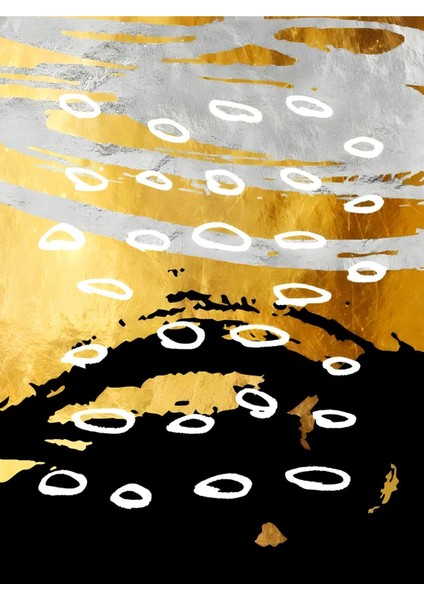 Gri Siyah Gold Soft Renk Soyut Seti Çerçeveli Cam Tablo 3'lü fiyatları