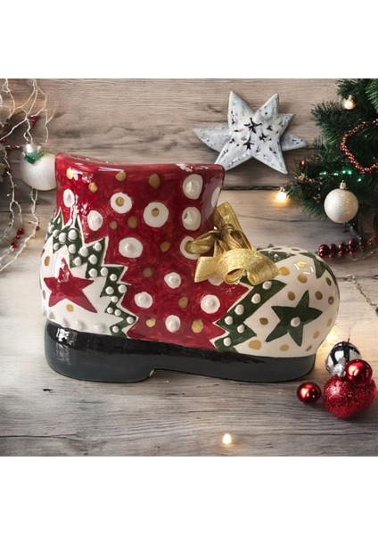 Yılbaşı Handmade Çini Hediyelik Tasarım Kalemlik Çini Noel Kalemlik modelleri