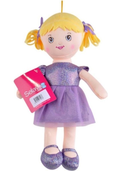 Peluş Bahar Bebek Oyuncak 30 cm Lila 1740