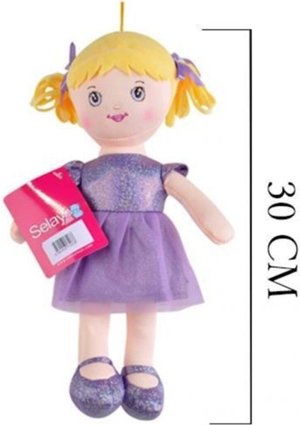 Peluş Bahar Bebek Oyuncak 30 cm Lila 1740 fiyatları