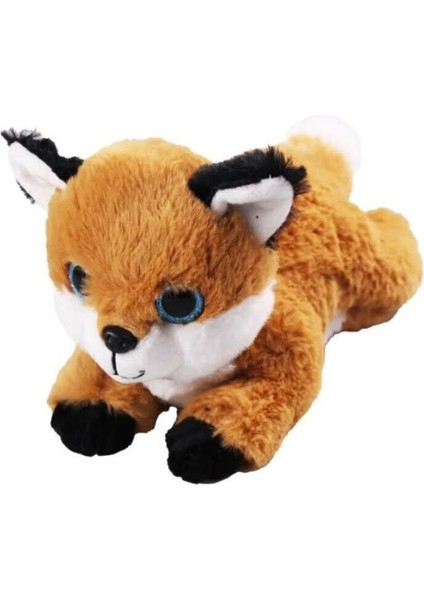 Havlayan Sesli Köpek Peluş Oyuncak Uyku Arkadaşı Hediyelik Peluş Yatan Köpek 35 cm