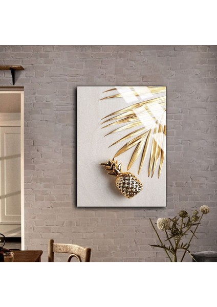 Kırılmaz Cam (Temperli) Gold Anans-Yaprak Tablosu fiyatları