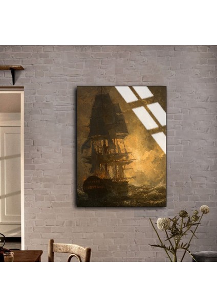 Kırılmaz Cam (Temperli) Eskitme Gemi Tablosu 01 fiyatları