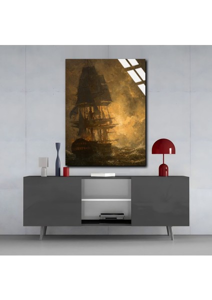 Kırılmaz Cam (Temperli) Eskitme Gemi Tablosu 01 modelleri