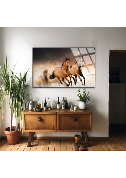 Kırılmaz Cam (Temperli) Kahverengi Atlar Tablosu 06 fiyatları