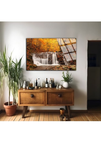 Kırılmaz Cam (Temperli) Bahar Doğa Manzarası Tablosu 4 fiyatları