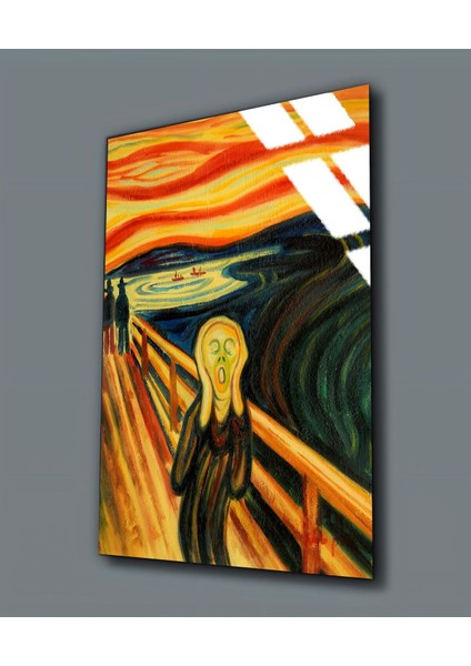 Kırılmaz Cam (Temperli) Çığlık Edvard Munch (1893) Tablosu