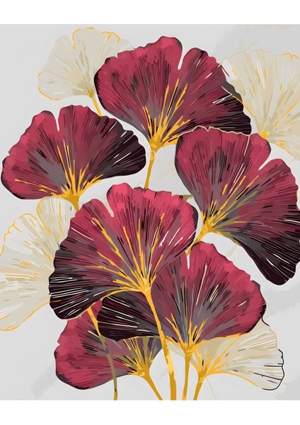 Kırmızı Gold Buğday Desenli Kombin Modeli Çerçeveli Saatli Cam Tablo fiyatları