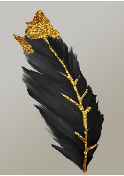 Gold Siyah Geyik Kombini Çerçeveli Temperli Cam Tablo 3'lü fiyatları