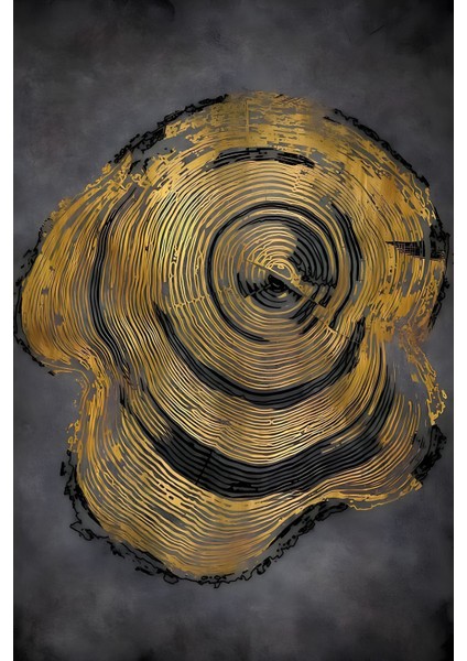 Gold Siyah Soyut Saat Kombini Modeli Çerçeveli Saatli Cam Tablo fırsatları