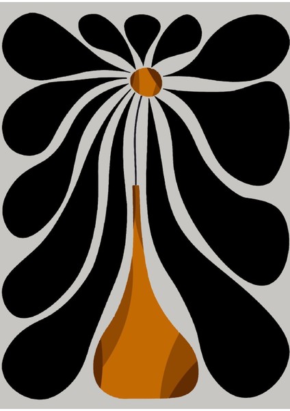 Turuncu Siyah Gri Abstract Gül Demeti Kombini Çerçeveli Temperli Cam Tablo 3'lü fırsatları