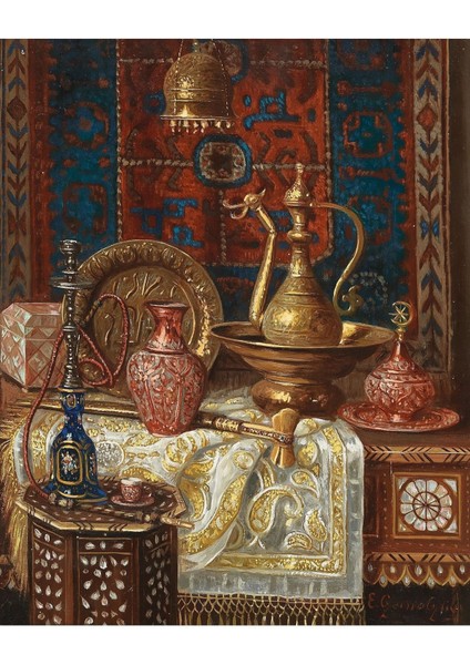 Zümrüt Gold Kombini Nostalji Lamba Kombini Çerçeveli Temperli Cam Tablo 3'lü modelleri