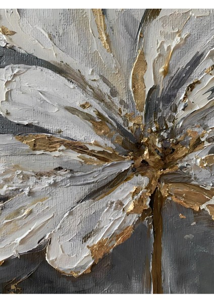 Soft Gri Çiçek Yaprak Kombini Çerçeveli Temperli Cam Tablo 3'lü fırsatları