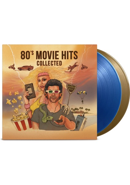 80's Movie Hits Collected / Various Artists (Mavi&altın Rengi 2lp) (Plak)