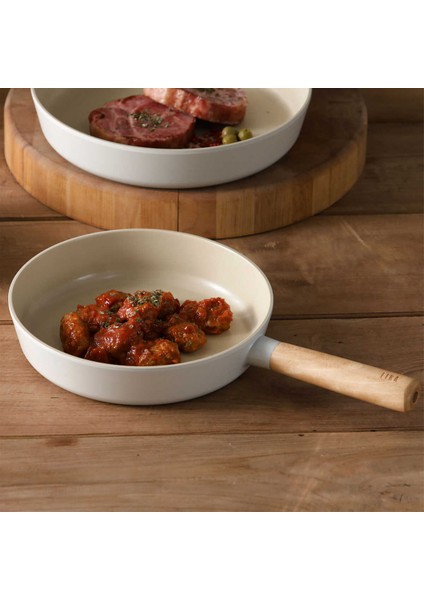 Fika Alüminyum Döküm Tava 24CM, Bej