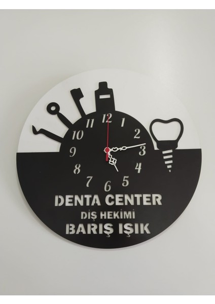 Dişçi,diş Hekimi, Için Tasarım Iş Yeriduvar Saati Kişiye Özel Isim indirimleri