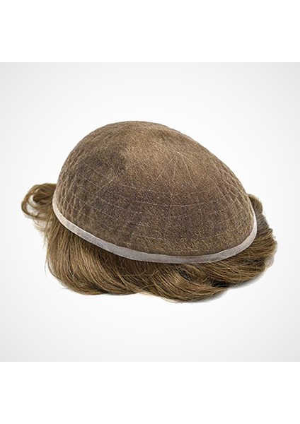 TF7959 Fransız Dantel Erkekler İçin Protez Saç - Toupee For Men - Doğal Dalgalı İnsan Saçı - Remy Saç - %130 Saç Yoğunluklu - Saç Değiştirme Sistemi - Peruk Ce Rohs