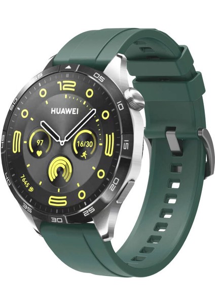 Huawei Gt4 41MM Kordon Metal Tokalı Esnek Silikon 22MM KRD95