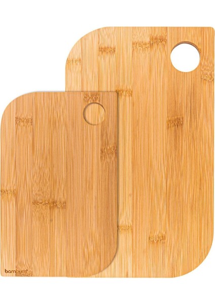 İkili Bambu Kesme Tahtası, Beyaz, Şık ve Kullanışlı Mutfağınıza Özel fiyatları