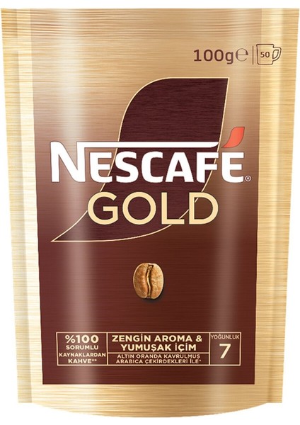 Nescafé Gold Çözünebilir Kahve 100G Ekonomik Paket