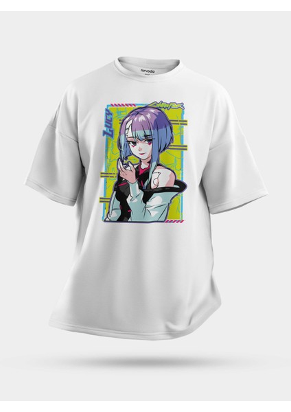 Oversize Lucy Anime Unisex Tişört