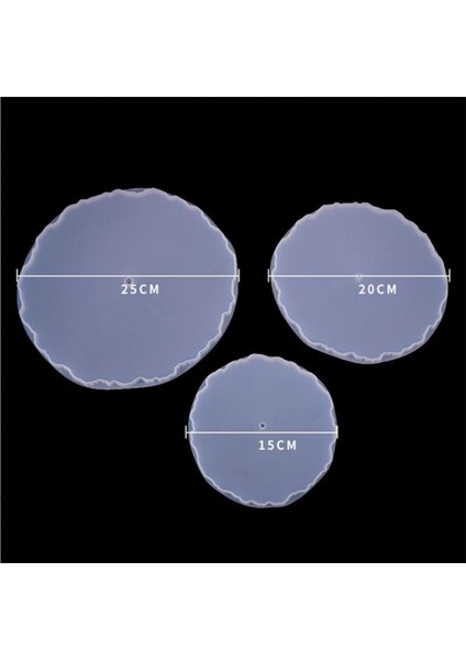 Epoksi Silikon Cupcake Standı Kalıp Yuvarlak Kek Standı 3'lü fırsatları