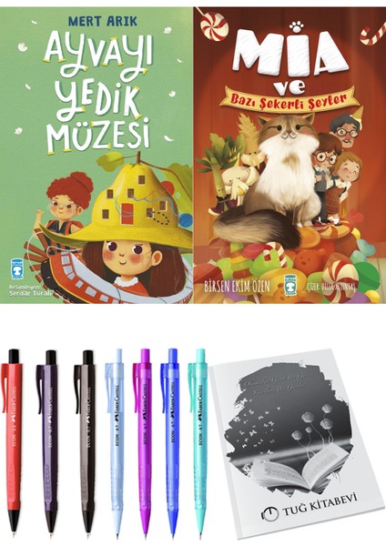 Mia ve Bazı Şekerli Şeyler ve Ayvayı Yedik Müzesi 2'li Set - Kalem