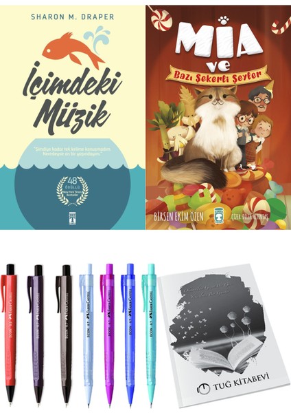 Mia ve Bazı Şekerli Şeyler ve İçimdeki Müzik 2'li Set - Kalem