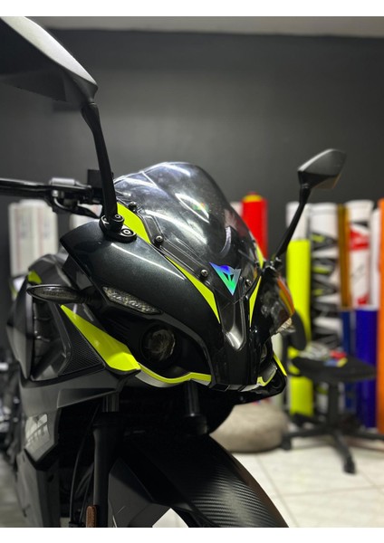 Bajaj RS200 Ön Kafa Neon Sticker Etiket Modeli