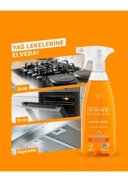 Premium 8 Adet Mutfak Spreyi + Magic Sünger