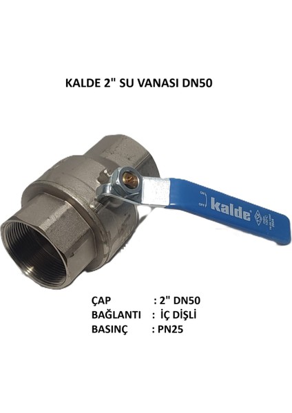 2" Küresel Su Vanası DN50 - Water Valve PN25