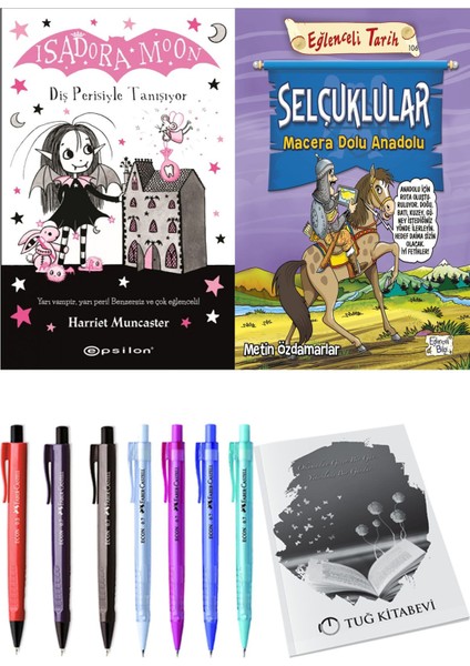 Selçuklular Macera Dolu Anadolu ve Isadora Moon 13 Diş Perisiyle Tanışıyor 2'li Set - Kalem